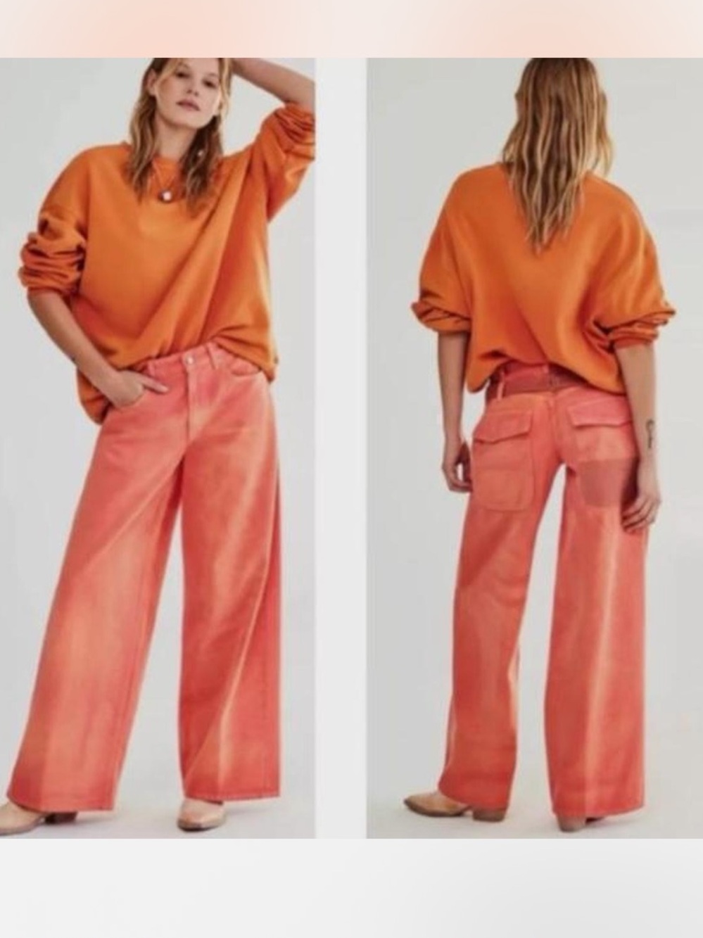 We The Free Waterfalls Baggy
Wide-Leg Jeans size 30